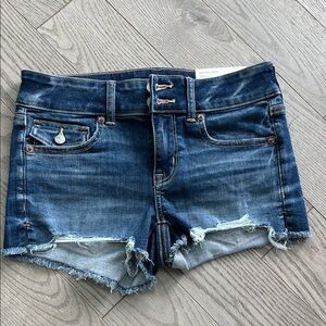 American Eagle Outfitters Dark Blue Jean Shorts. Size 2